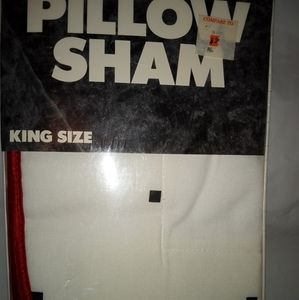 Vintage King Size Pillow Sham, Broadway set/Spring Industries
